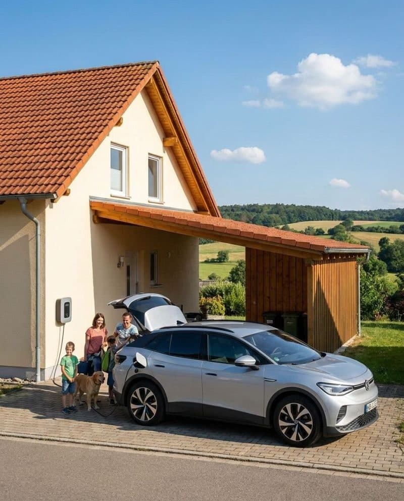 Family charging at home