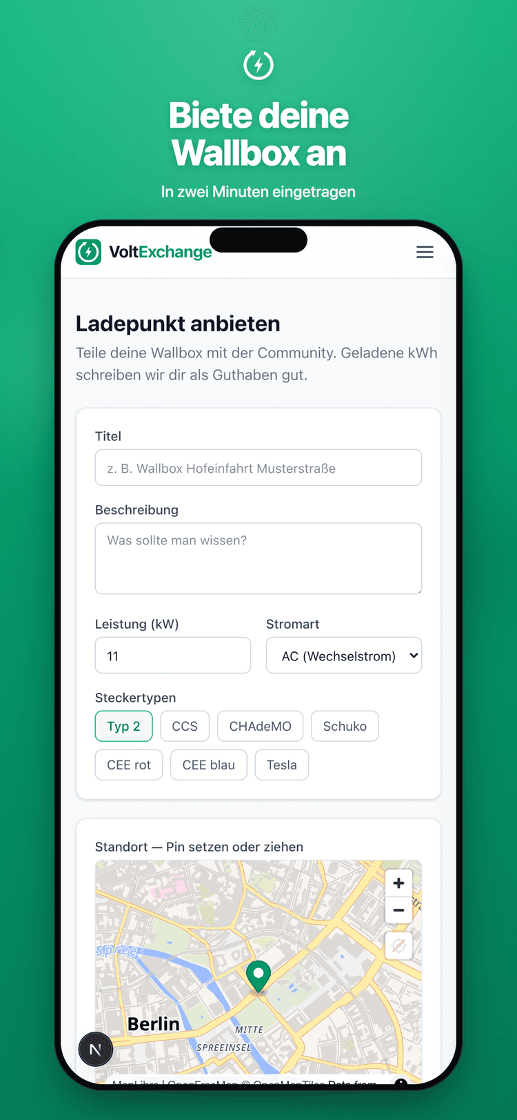 Wallbox anbieten